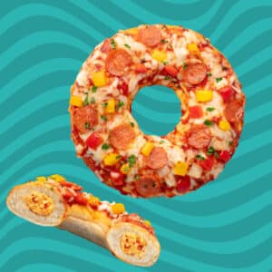 Gefüllter Pizza-Donut Diavolo